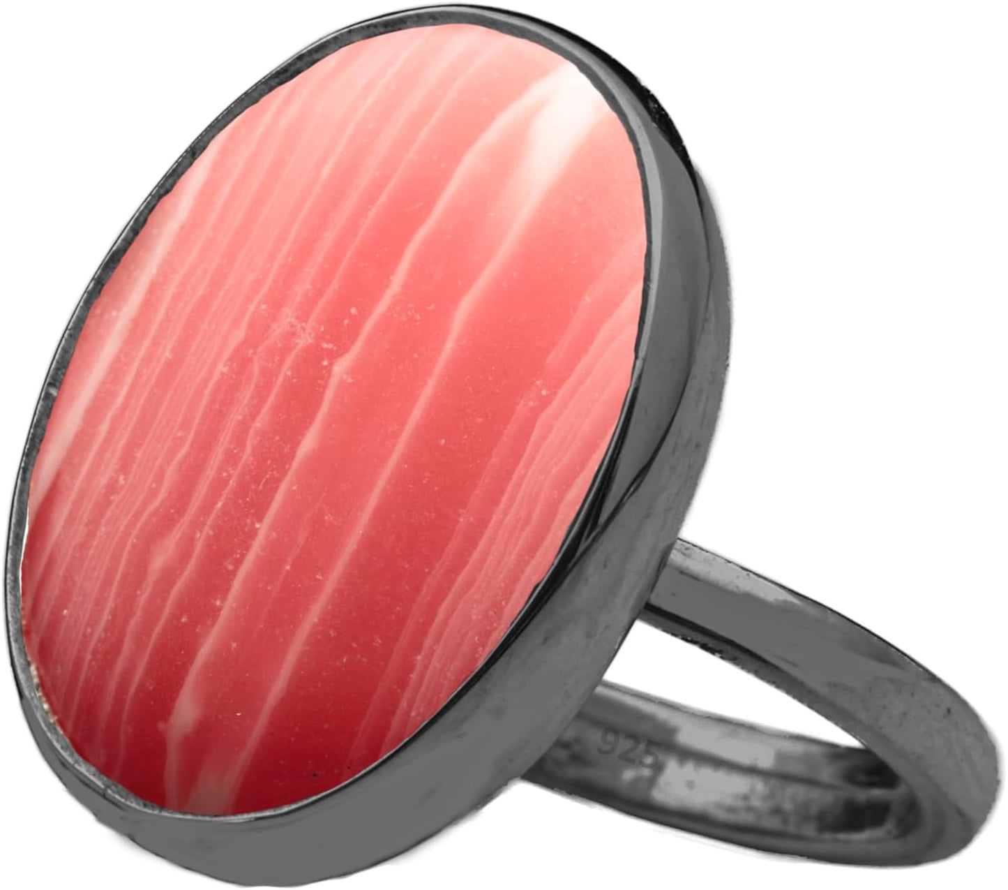 Natural Labradorite Crystal Ring by Slvaria for Spiritual Growth