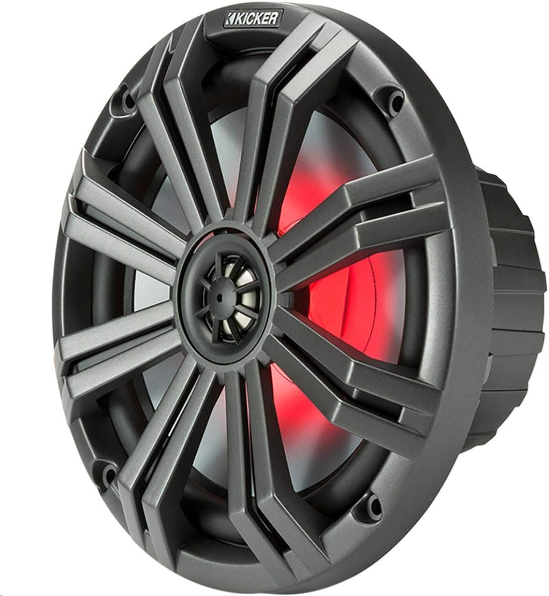 Enhance Boat Sound: Kicker 8 600W Marine Speakers w/LEDs