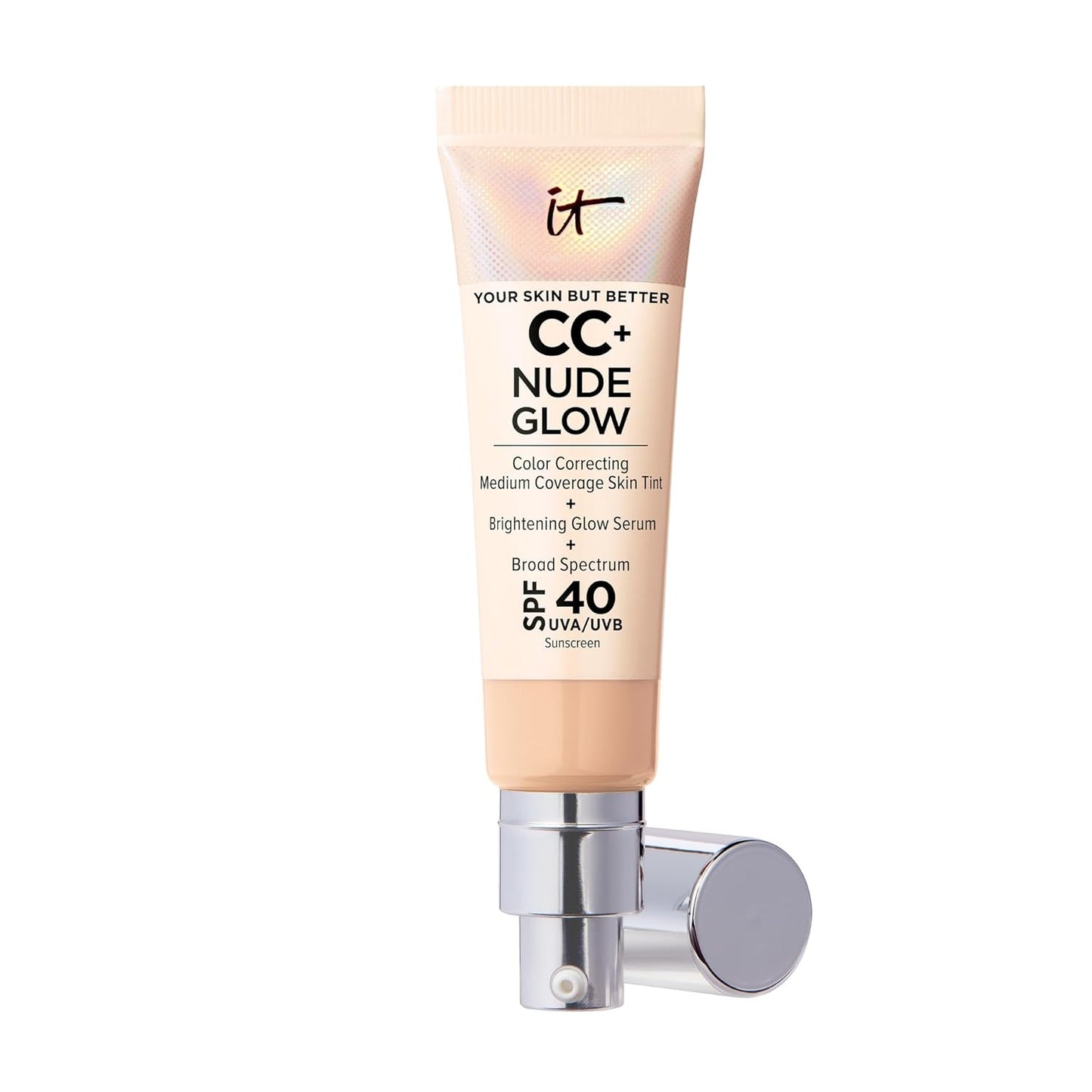 IT Cosmetics CC+ Nude Glow Foundation with SPF 40 for Radiance