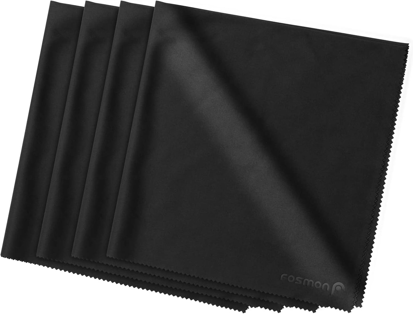 4-Pack Fosmon Microfiber Cloths - Ultimate Screen Cleaning