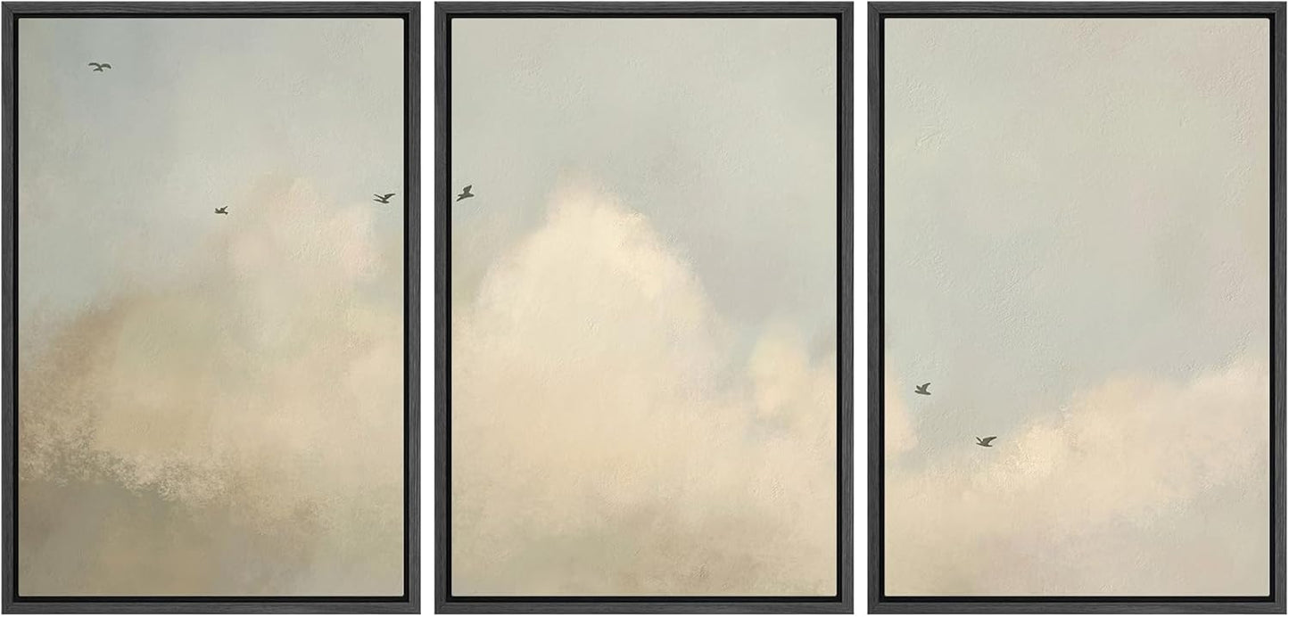 MUDECOR Framed Wall Art Print Set for Modern Home Decor