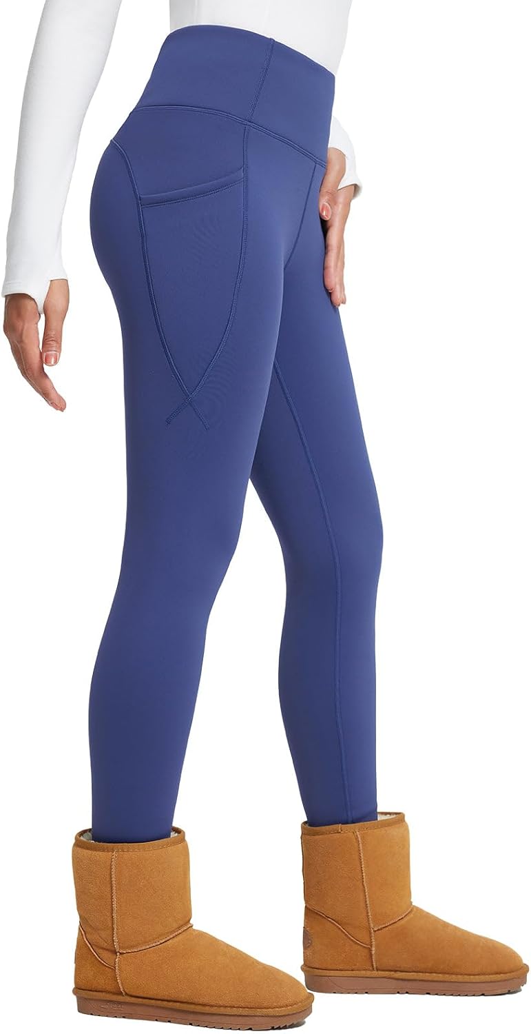 BALEAF Women's Thermal Fleece Leggings - Warm & Cozy