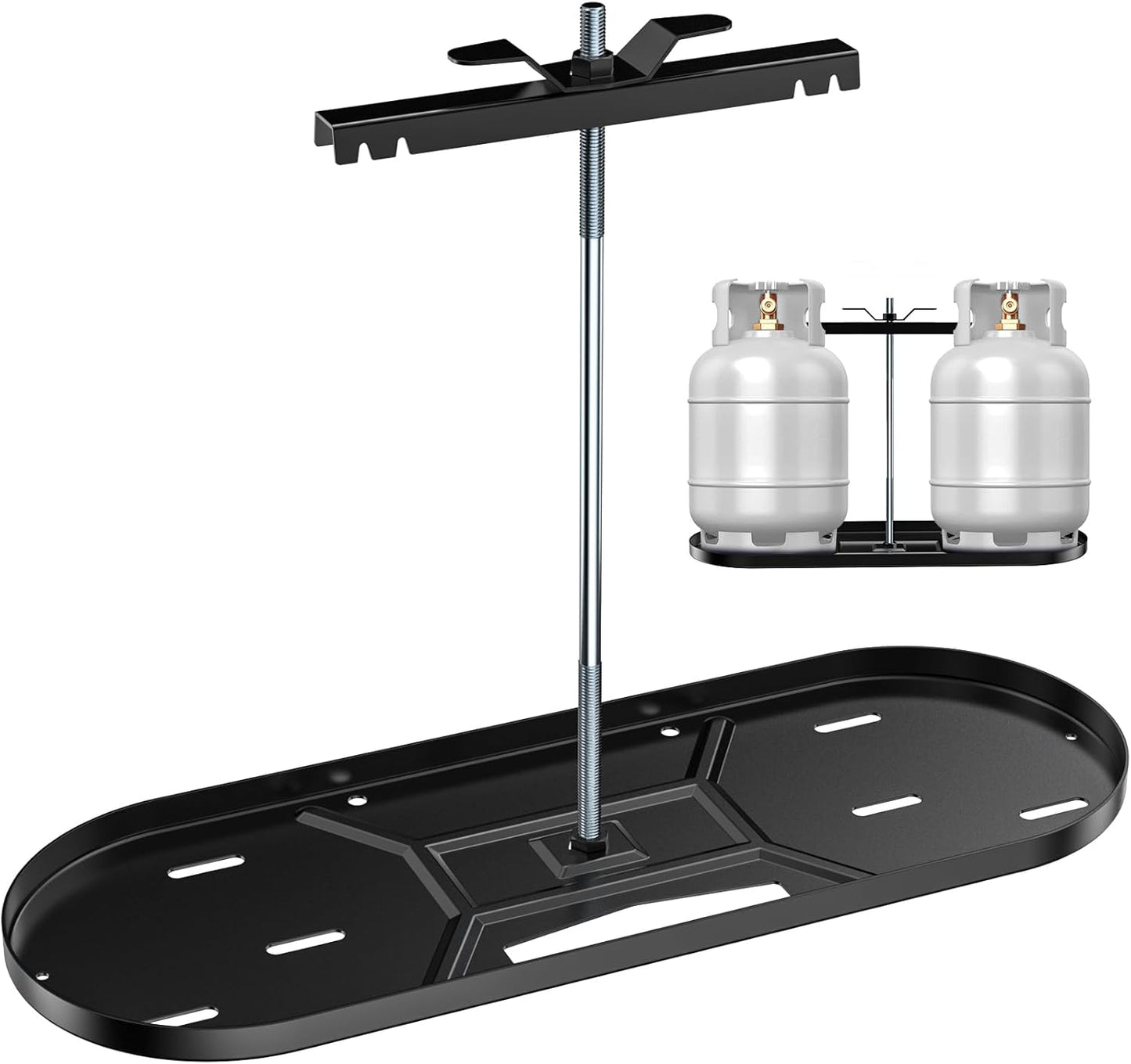 Skyflame Steel RV Dual Propane Tank Mounting Rack Review