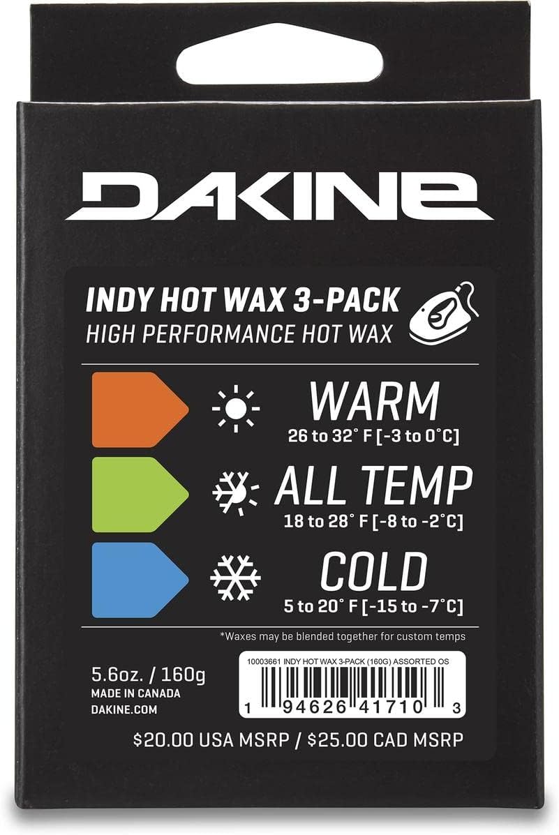 Dakine Indy Hot Wax 3-Pack - All Temp Performance