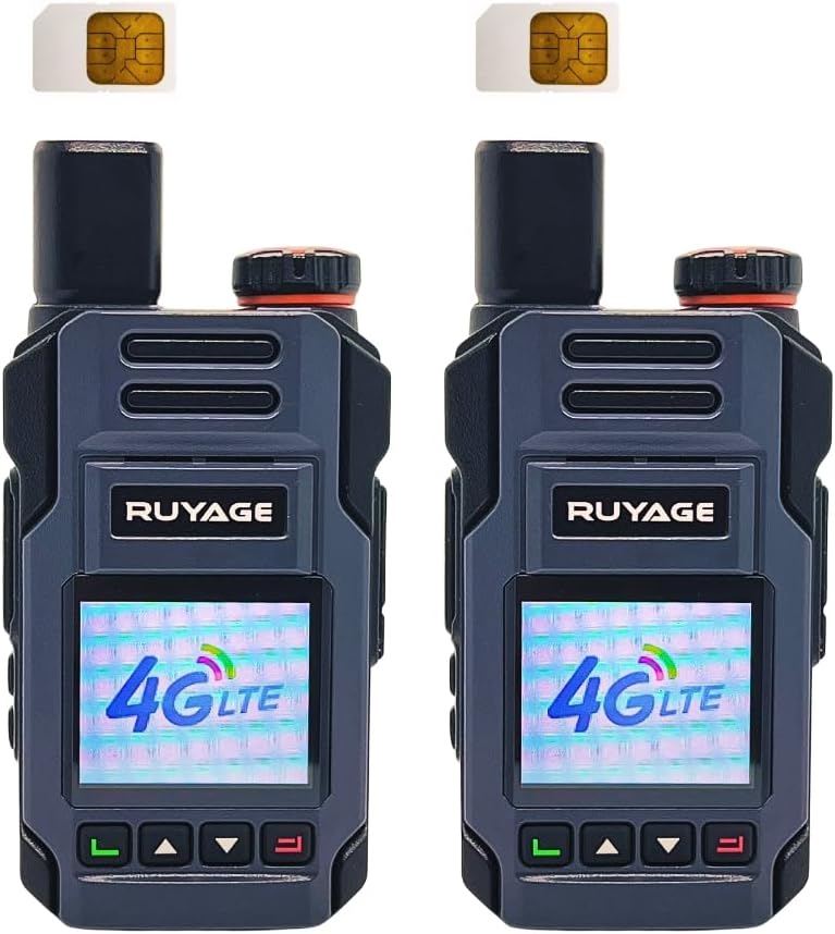 Ruyage Walkie Talkies 2-Pack - Long Range Push to Talk Radios