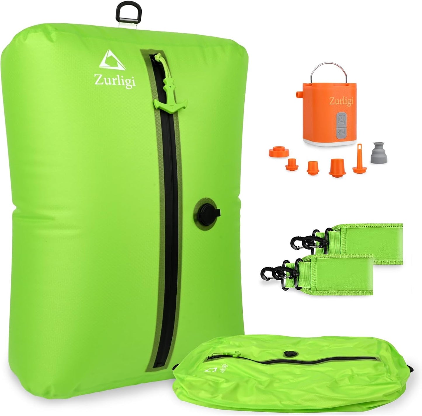 Zurligi Vacuum Compression Bags for Travel with Pump and Strap