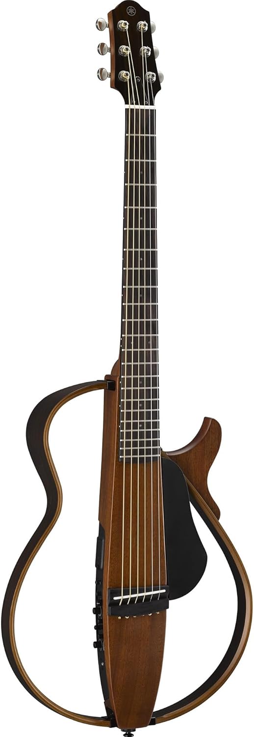 Yamaha SLG200S NT Silent Steel String Guitar + Hard Gig Bag - Natural Sound