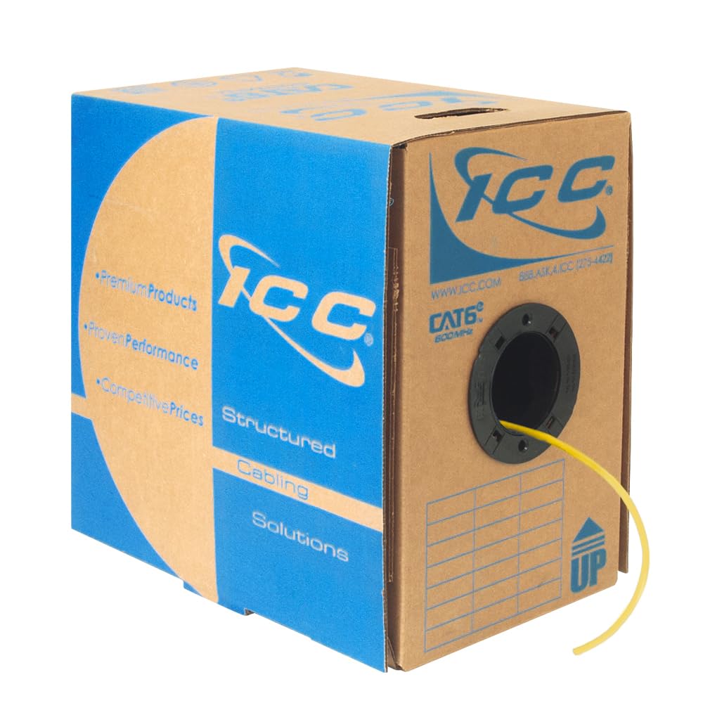 ICC Cat6e CMP Plenum Ethernet Cable for Reliable Networking
