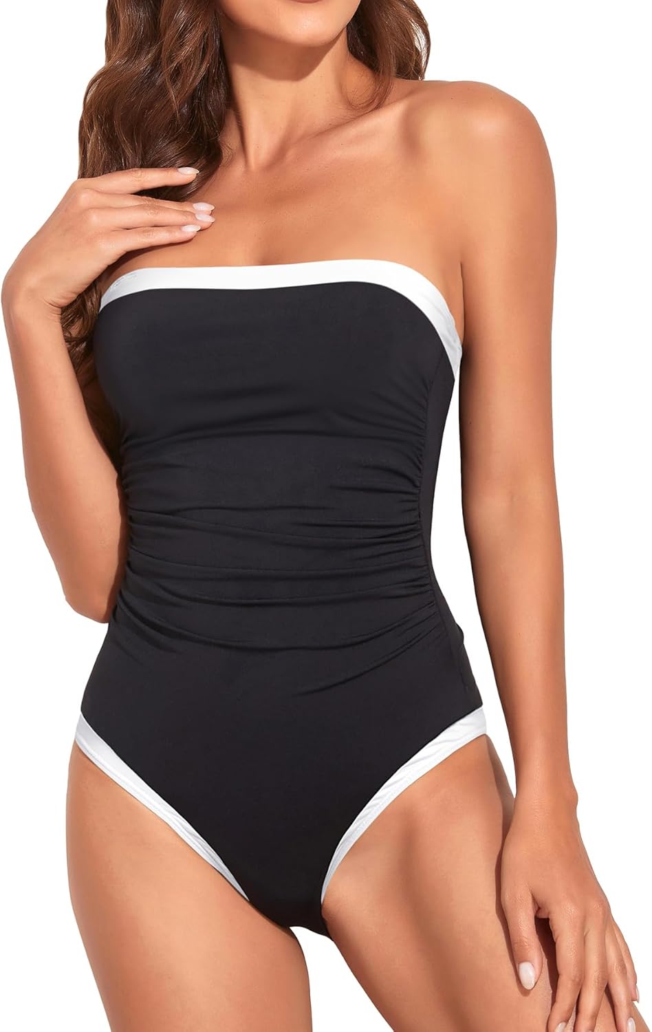 Holipick Women Tummy Control One Piece Swimsuits for Elegance