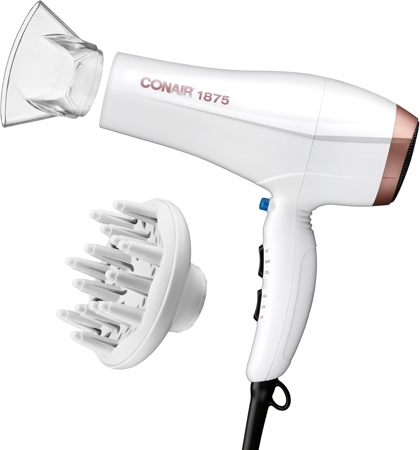 Conair Double Ceramic Hair Dryer | Ionic Conditioning for Smooth Results
