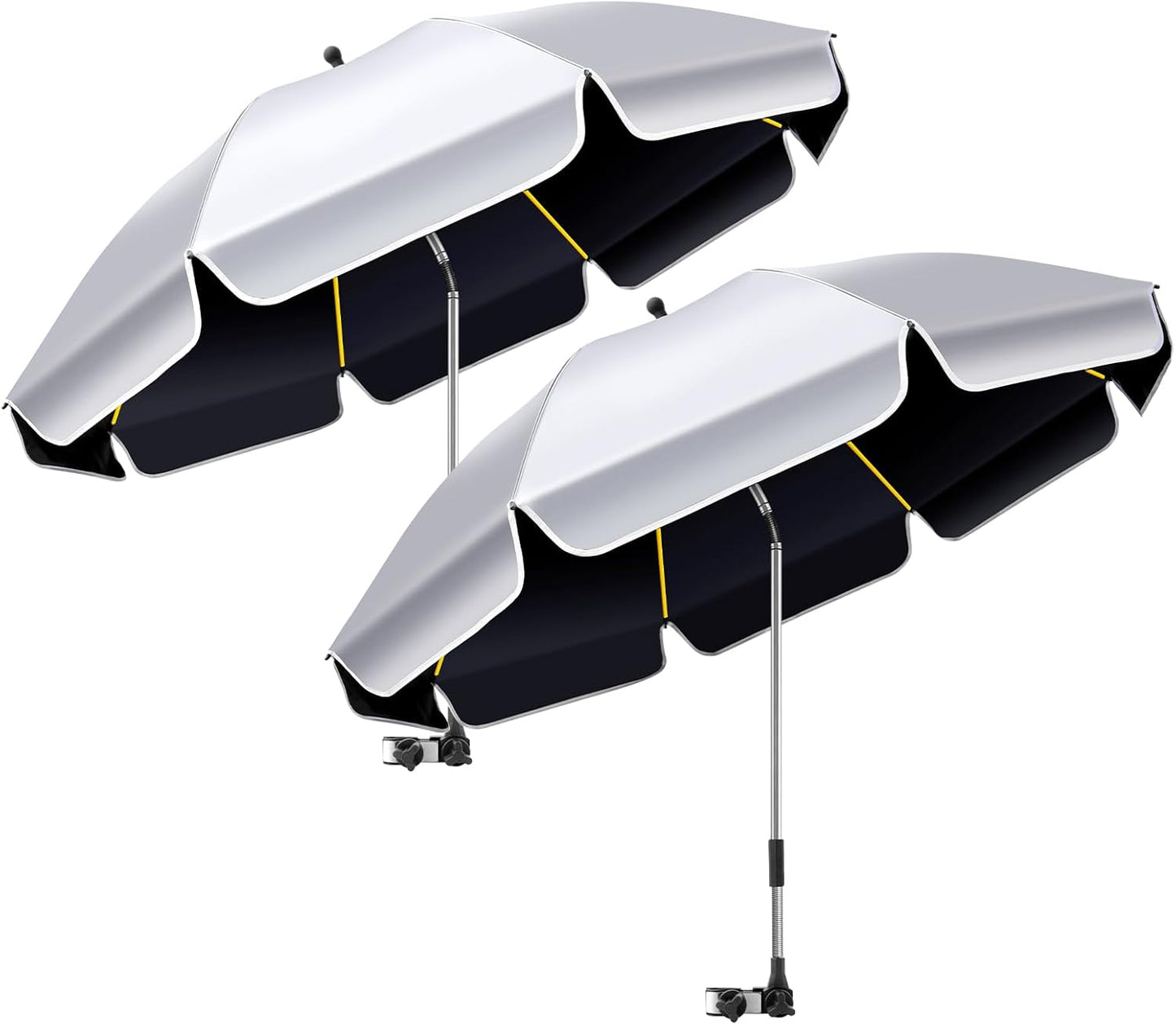 360Adjustable UV Beach Umbrella - 2Pack Bundle