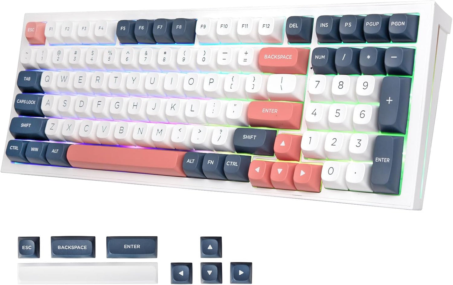 Redragon K723 Wireless Gaming Keyboard: Hot Swappable Linear Switches