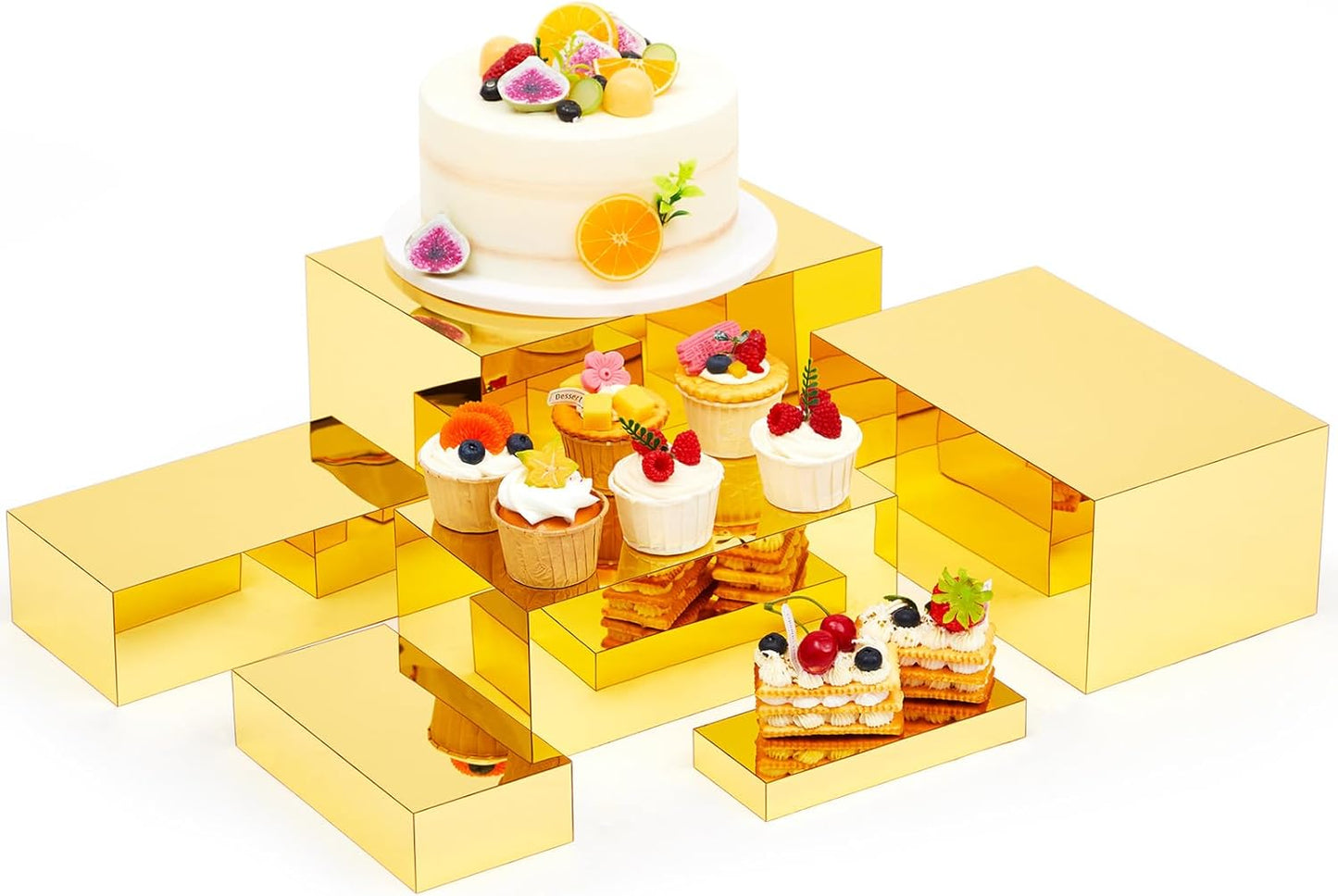 Large Buffet Risers Set for Catering and Party Displays