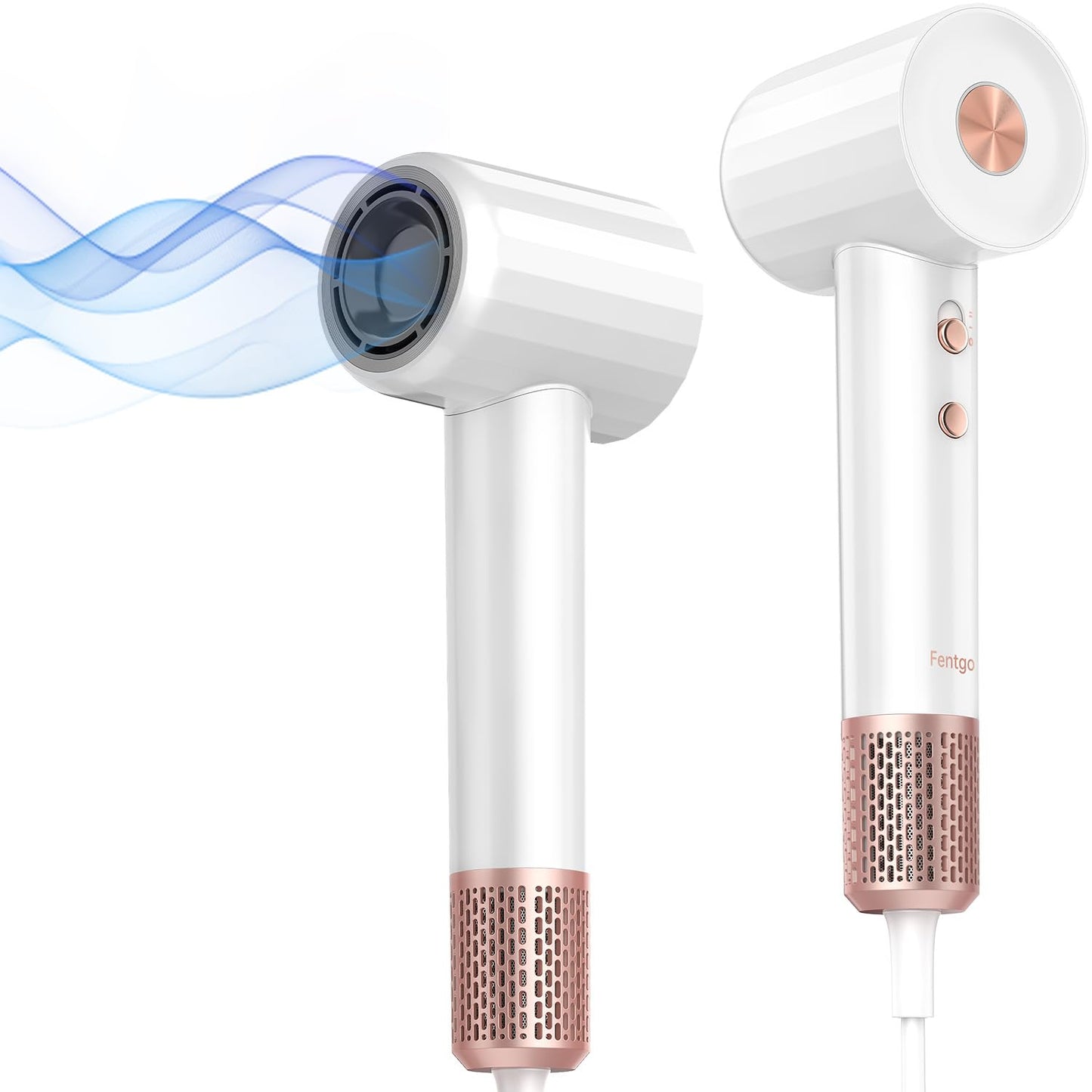 Ionic Hair Dryer with Brushless Motor for Fast Drying & Low Noise
