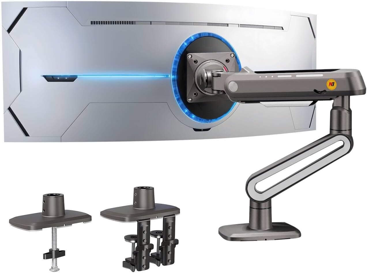 Gaming Arm for Flat and Curved Monitors 27 to 50 inch