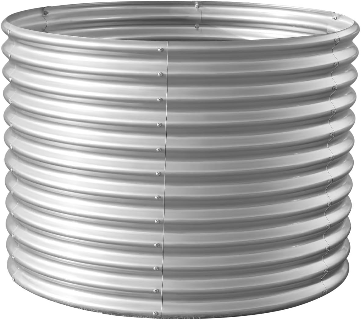 Galvanized Raised Garden Bed Kit for Outdoor Vegetables and More