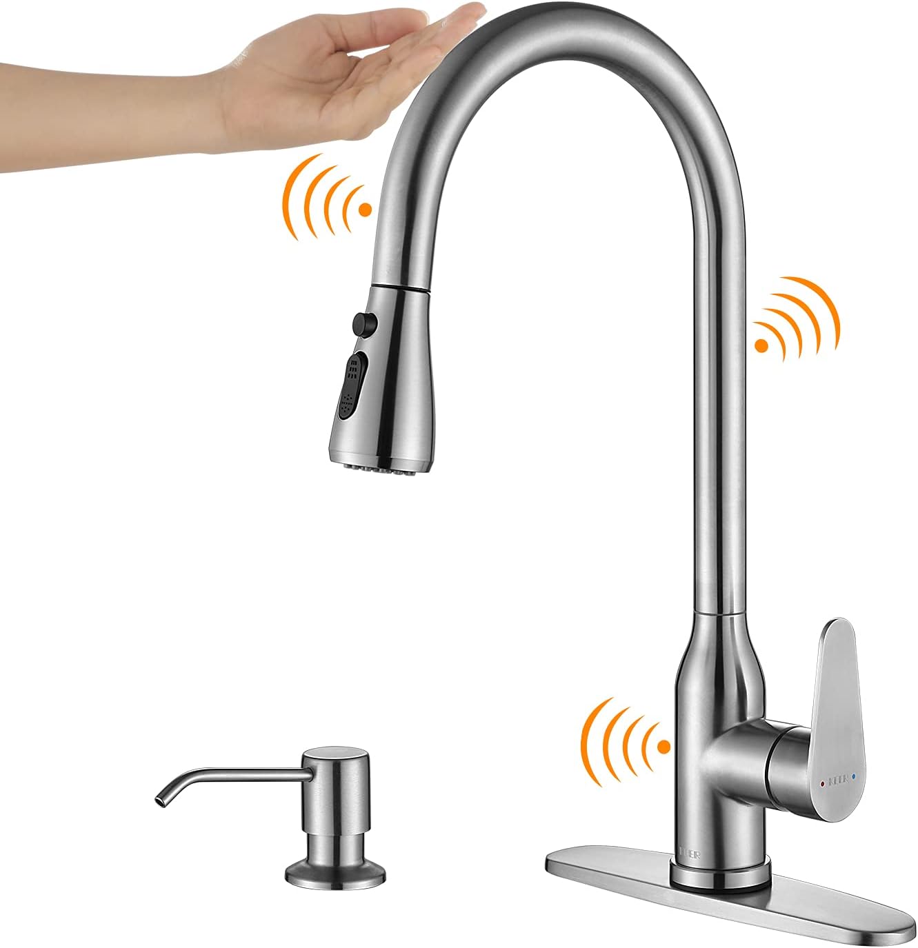 Touch Kitchen Faucet with Pull Down Sprayer for Easy Use