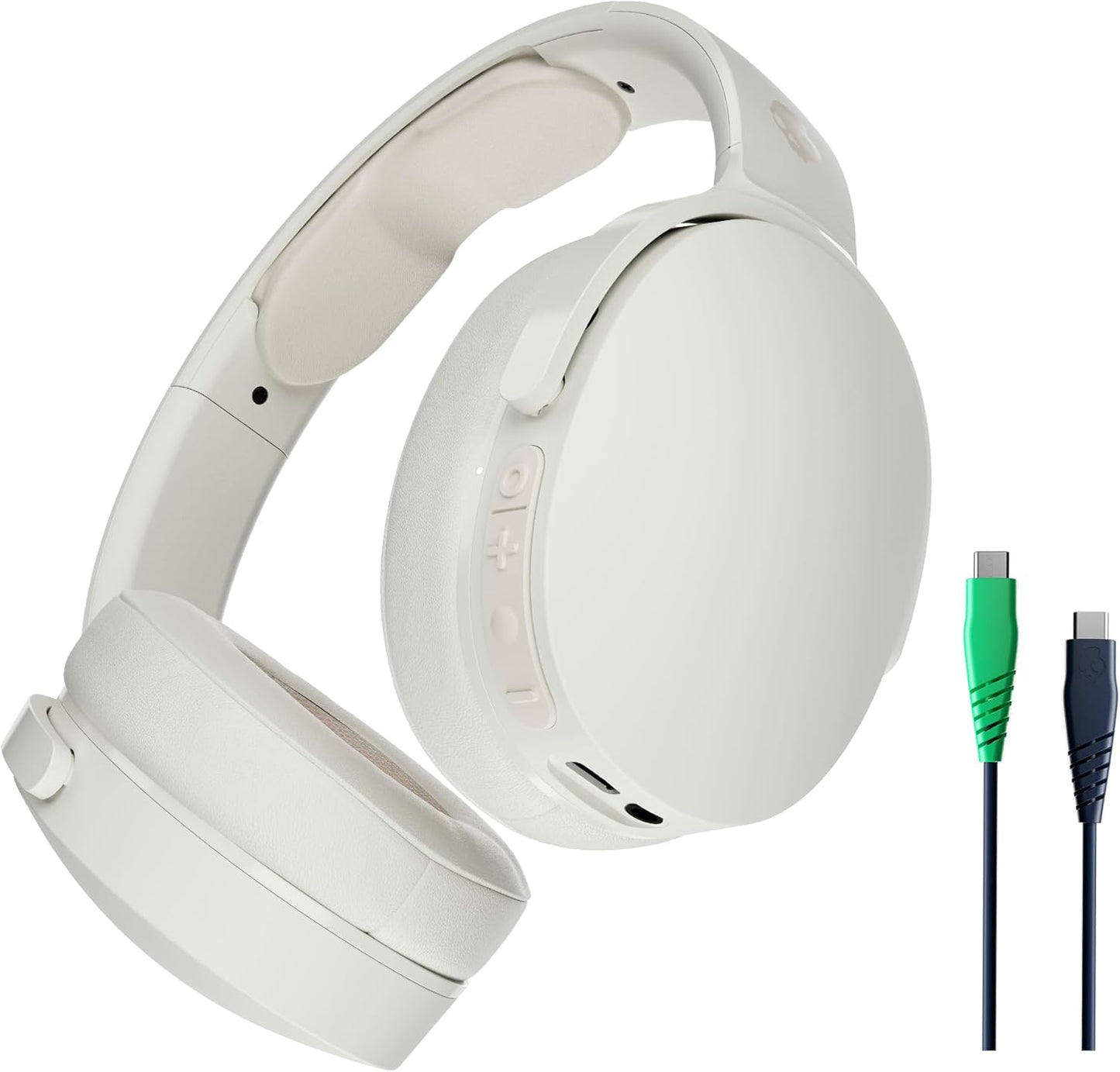 Skullcandy Hesh Evo Wireless: 36H Battery, Mic, Works with iPhone & Android - Bone