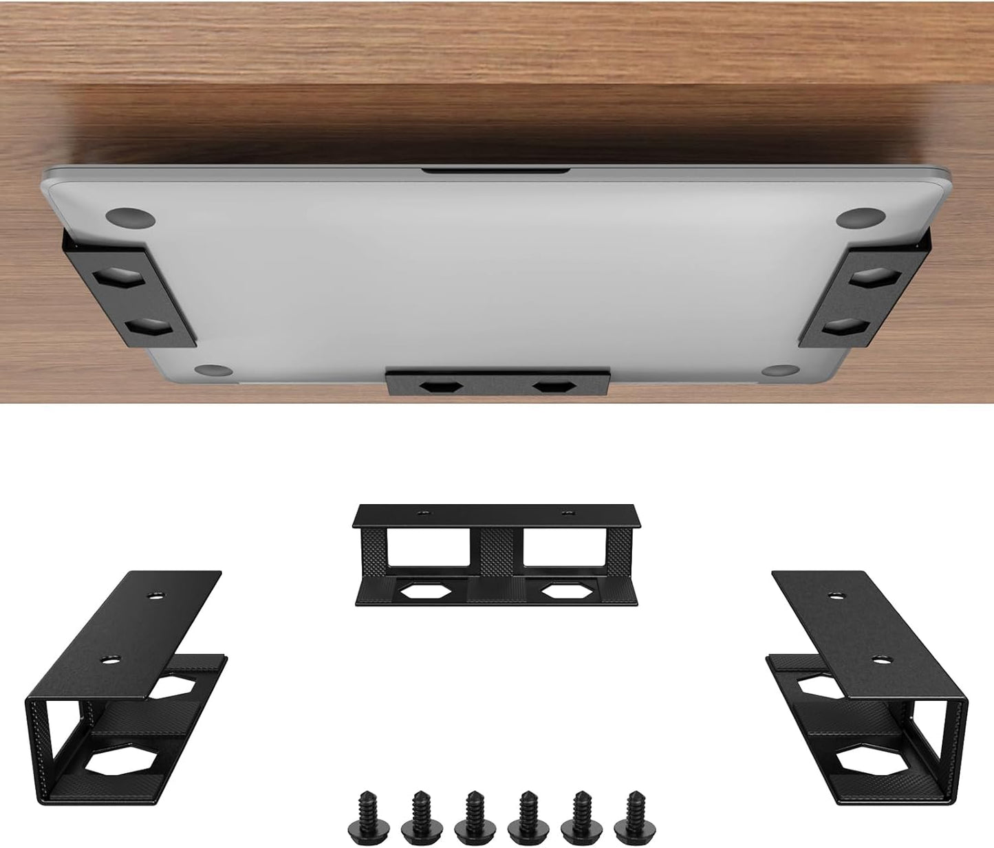Space-Saving Under Desk Laptop Mount