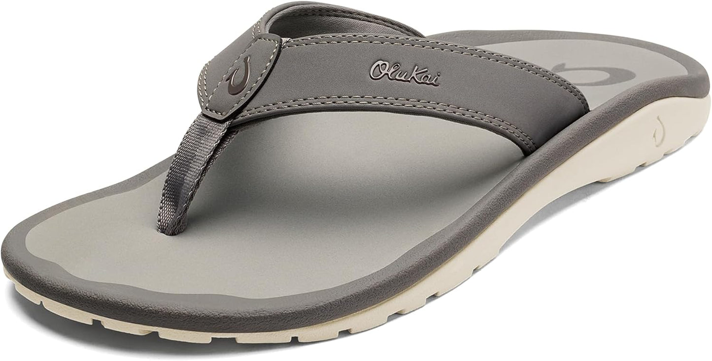 Ohana Men's Beach Sandals: Water Resistant Flip Flops with Comfort