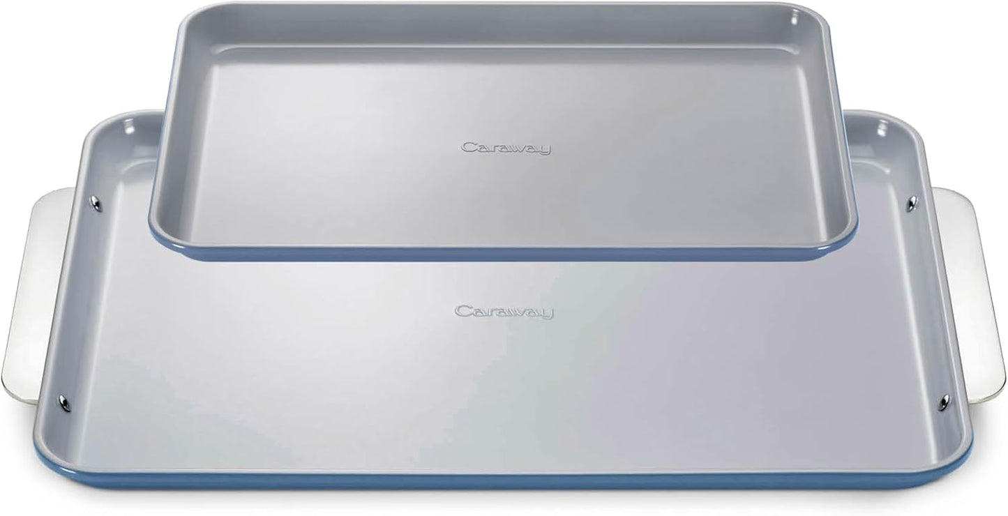 Caraway Non-Stick Ceramic Baking Sheet Duo for Healthy Baking