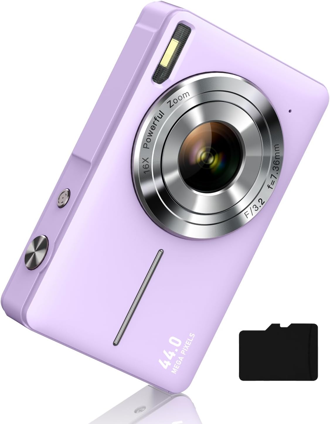 Digital Camera FHD 1080P for Kids with 44MP and 16X Zoom