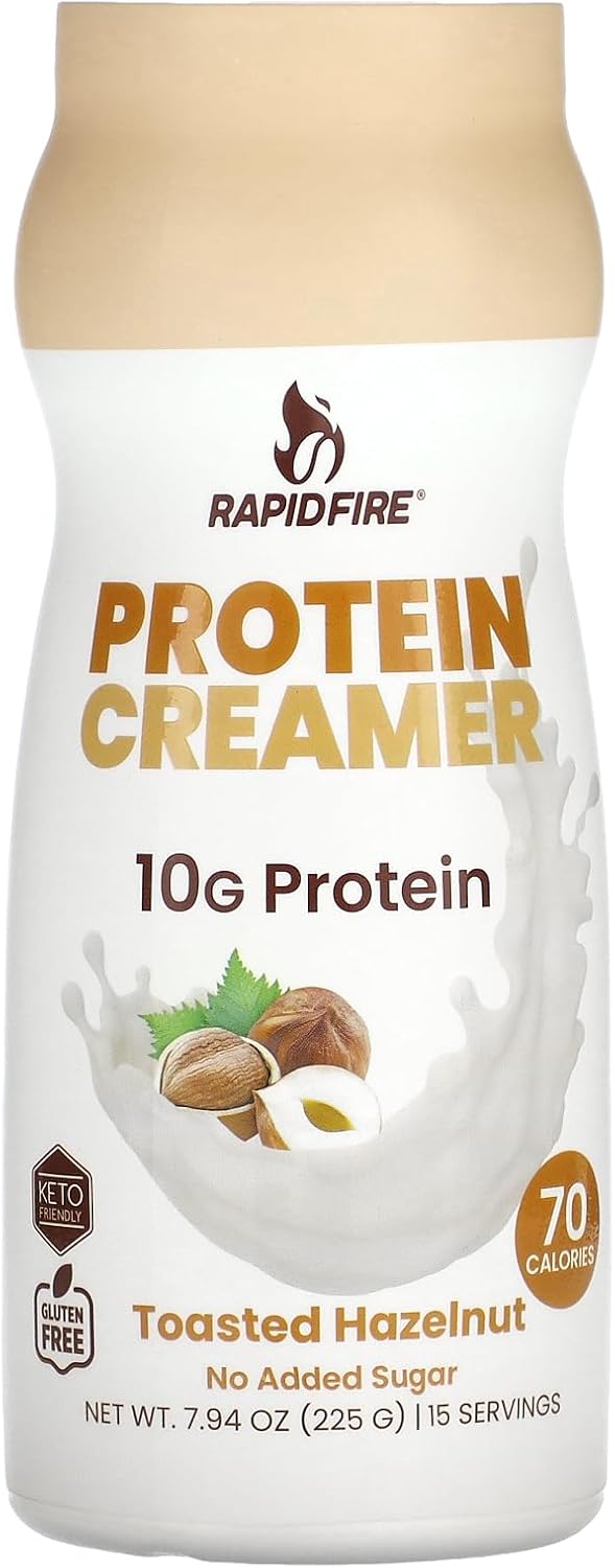 Rapid Fire Hazelnut Protein Creamer - Boost Metabolism!