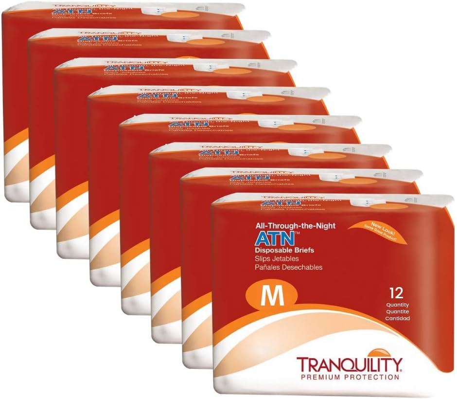 Tranquility Premium ATN Disposable Briefs - Leak-Free Overnight Comfort