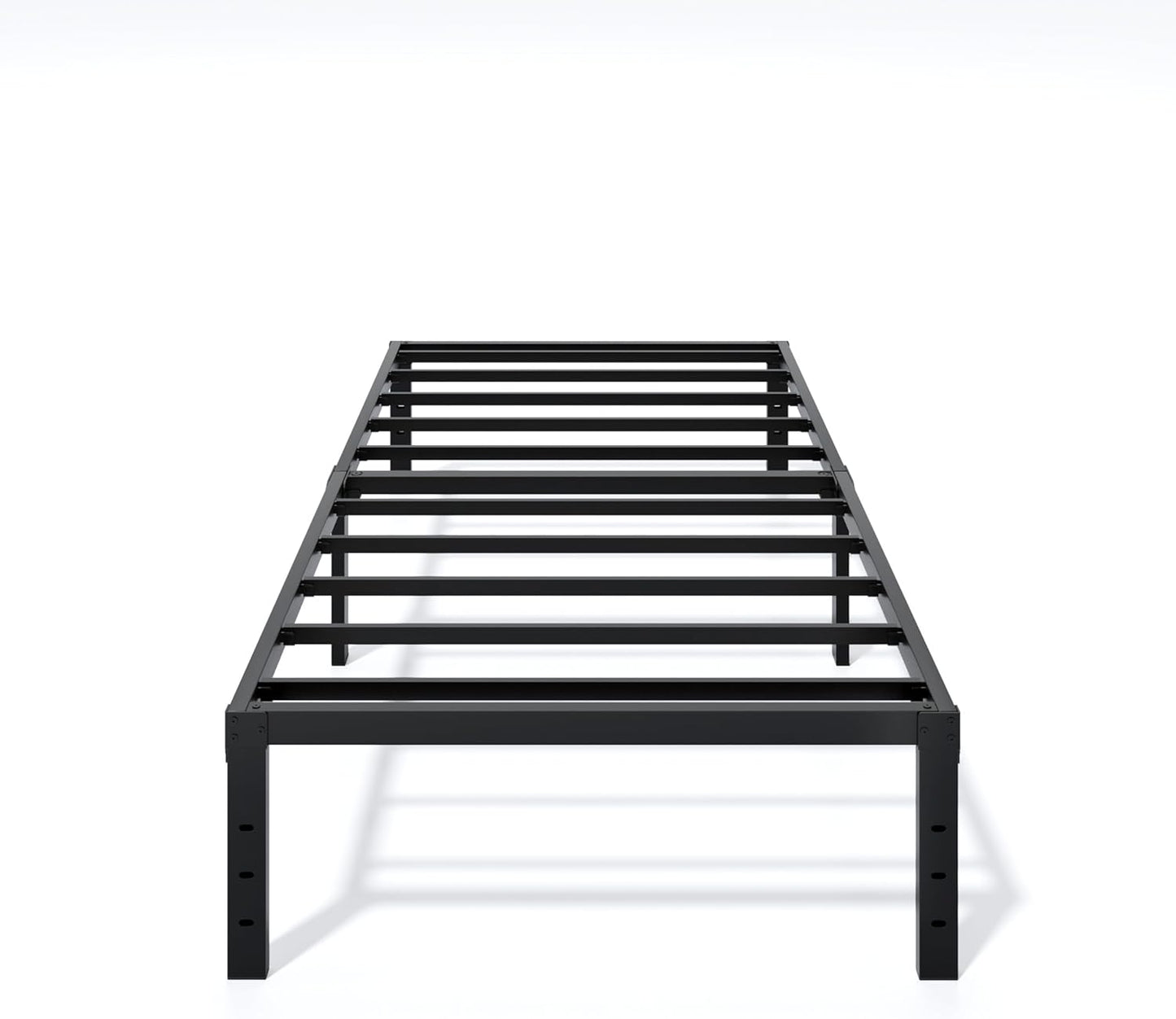Metal Bed Frame Twin Size - Heavy-Duty Platform Bed Frame