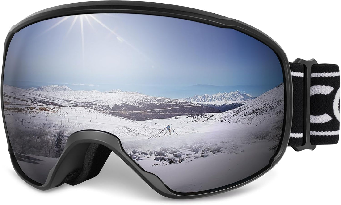 COOLOO OTG Ski Goggles - Anti-fog, UV Protection!