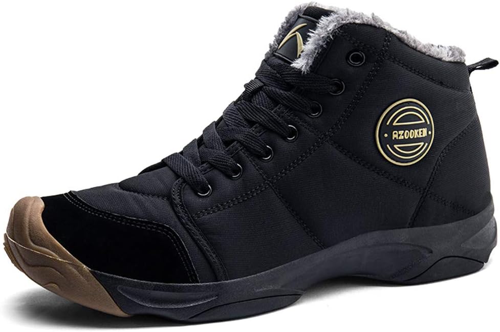 UPSOLO Mens Winter Trekking Snow Boots for Cold Weather Comfort