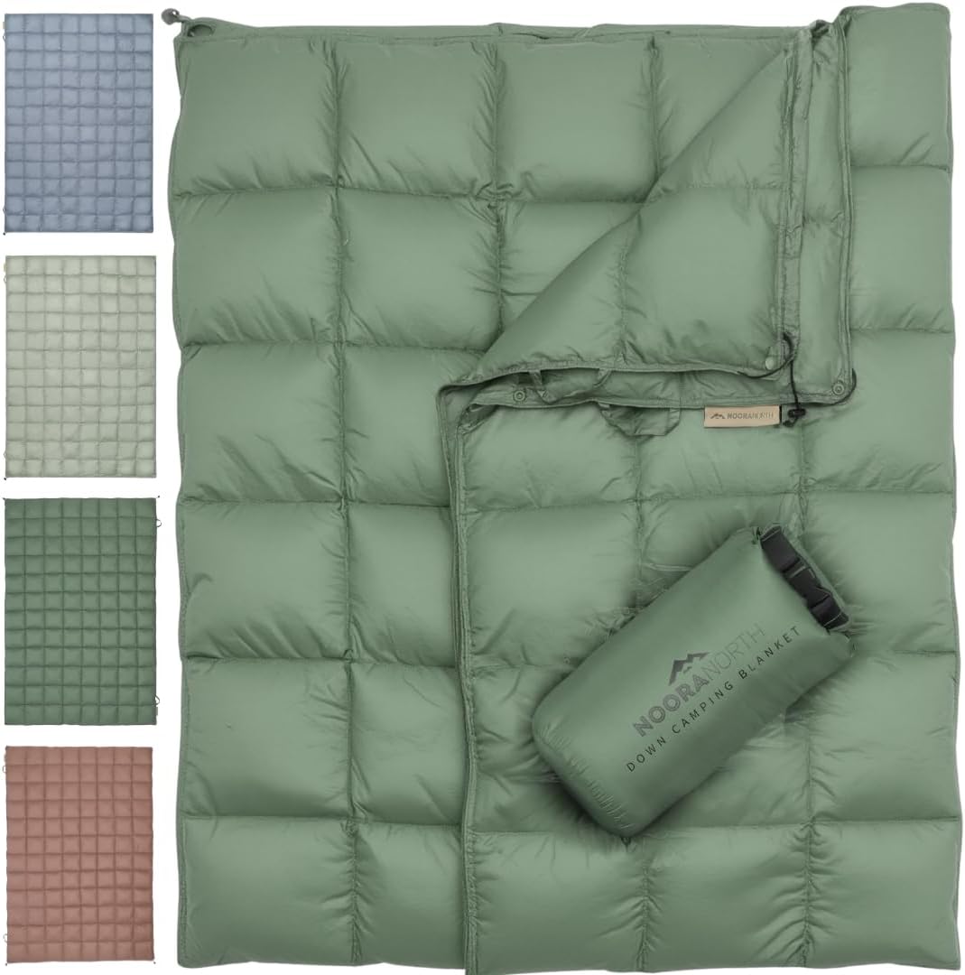 Down Camping Blanket with Footbox for Ultimate Outdoor Comfort