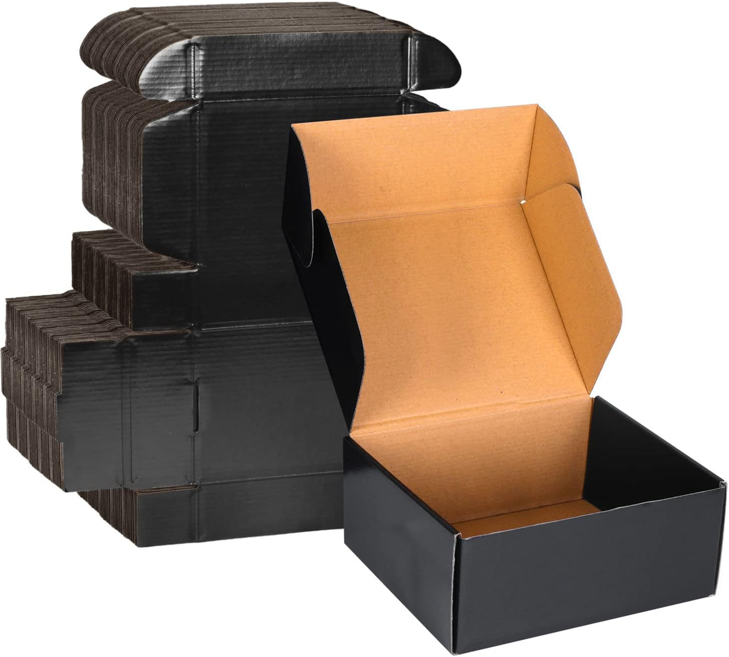 9x6x4 Black Cardboard Boxes - Perfect for Small Business Shipping