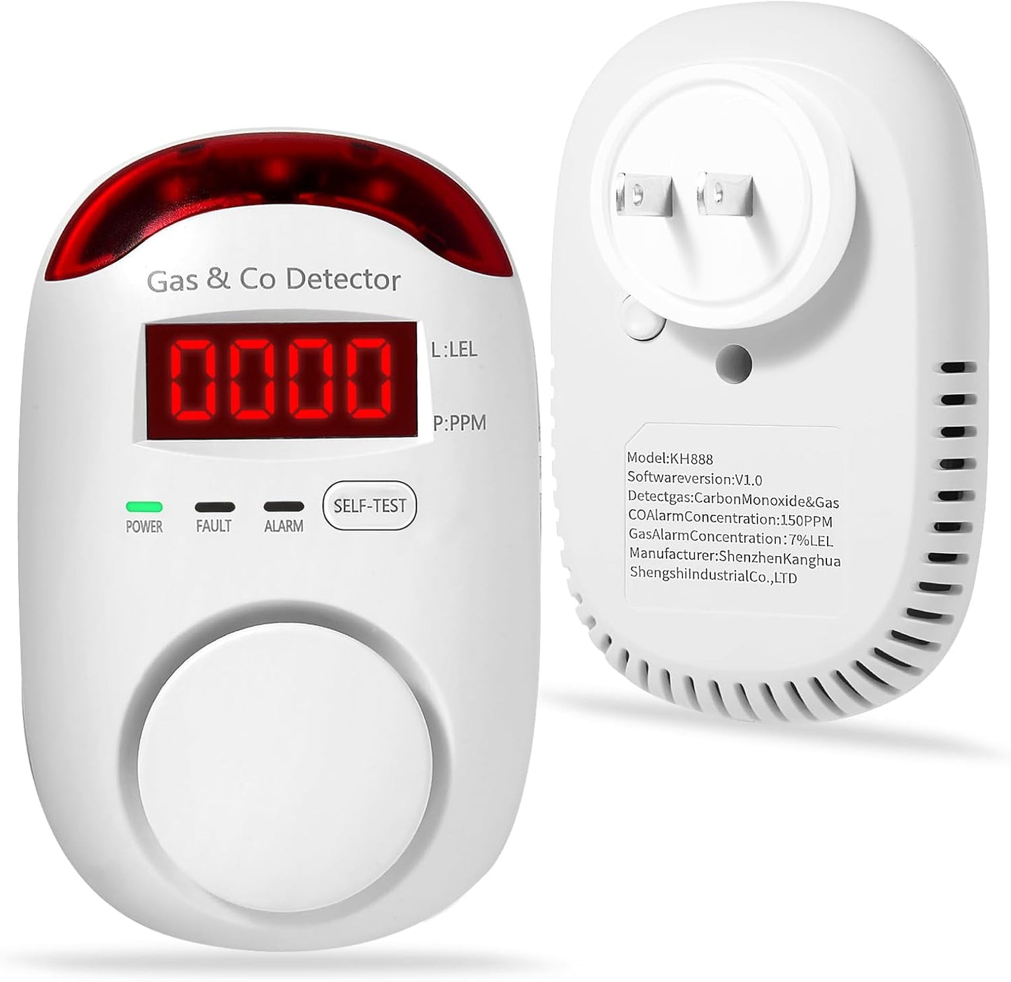Combination Gas & Carbon Monoxide Detectors for Home Safety