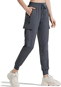 M MAROAUT Women's Cargo Joggers for Outdoor Travel and Hiking