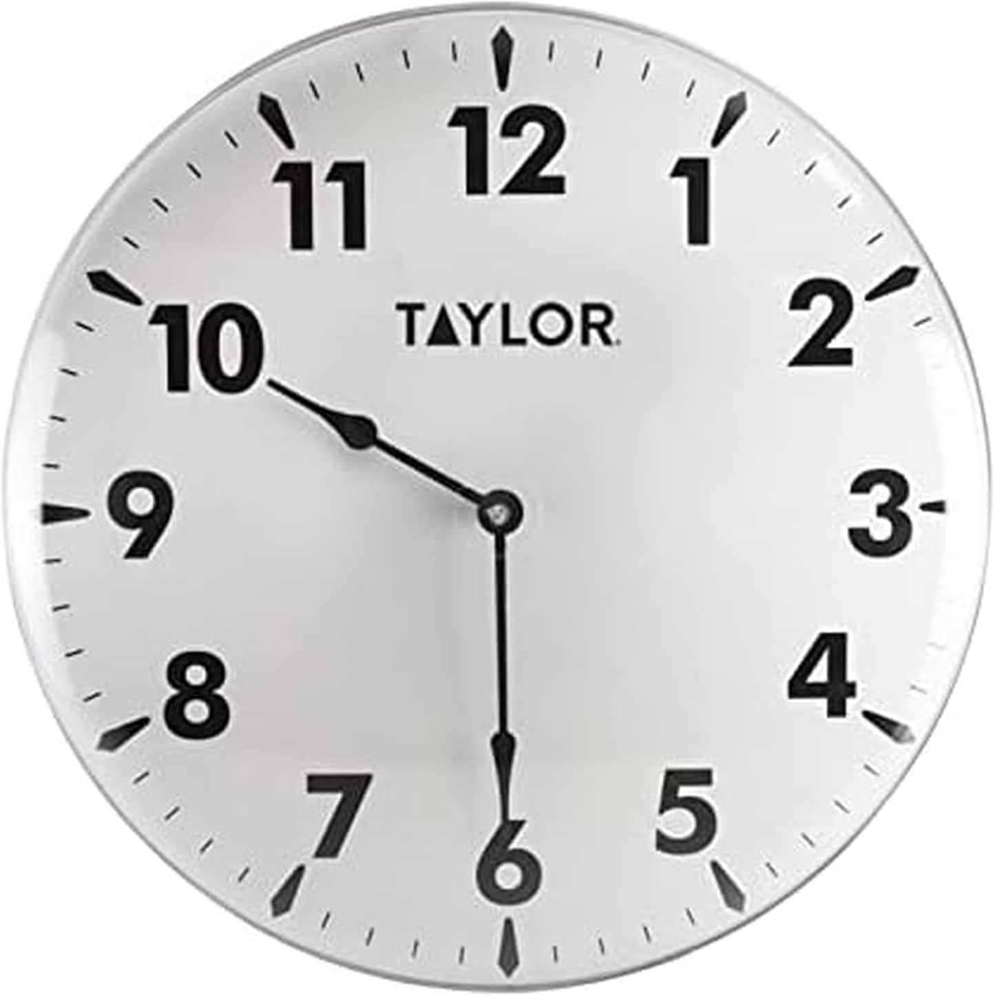 Taylor Indoor Outdoor Metal Wall Clock with Wireless Thermometer