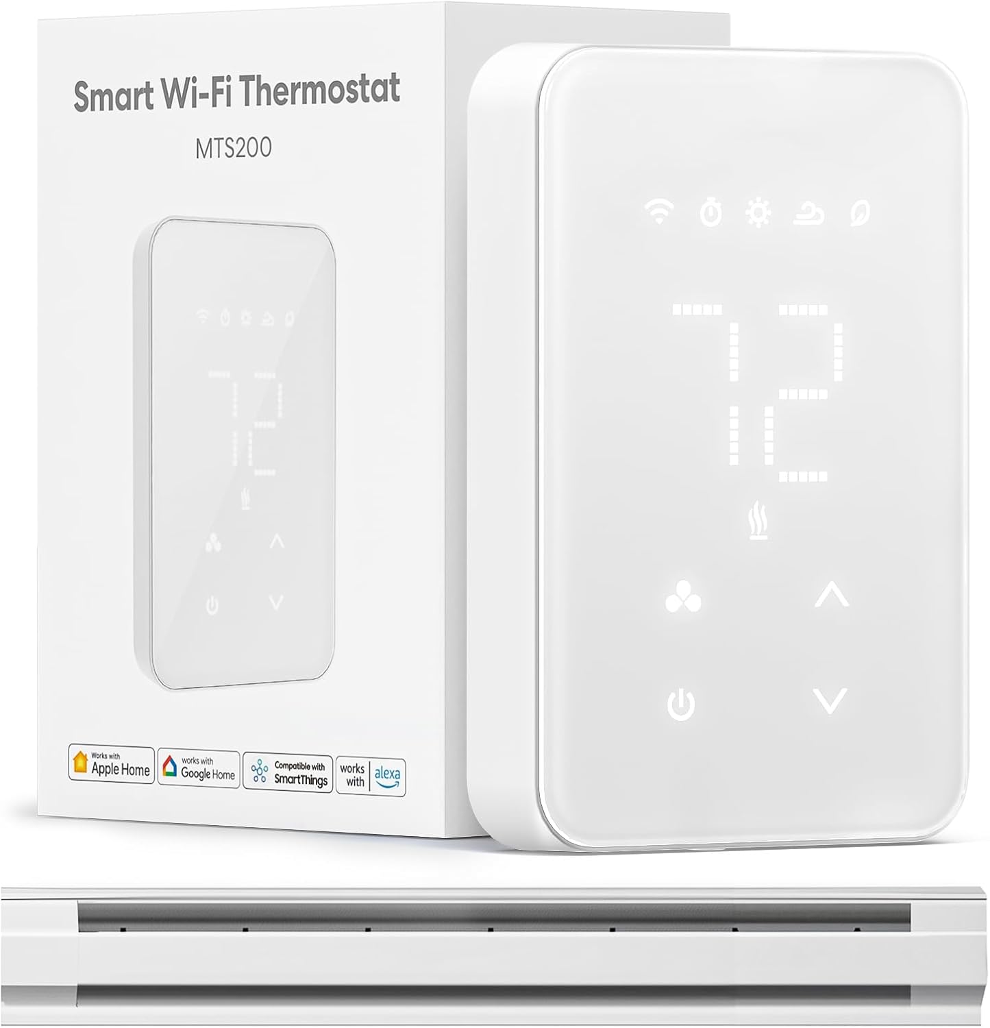 Smart Thermostat for Electric Baseboard and In-Wall Heaters