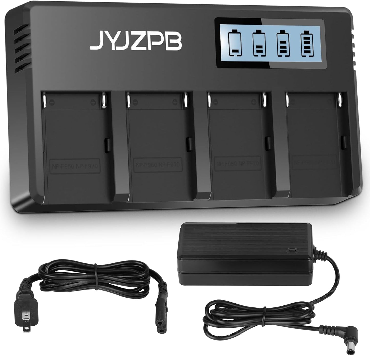4-Channel NPF Fast Charger for Sony NP-F Series Batteries