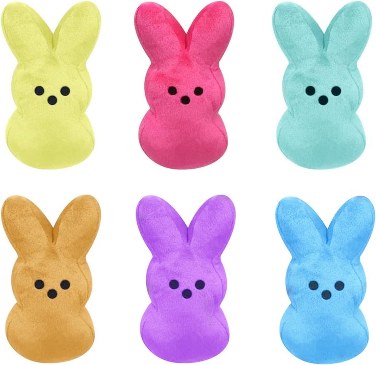 Easter Bunny Peep Plush Set by TOPORTY - Adorable Basket Stuffers
