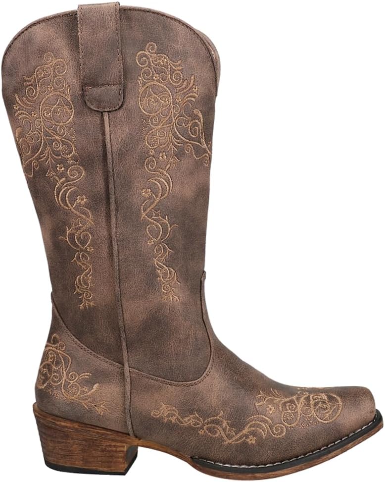 ROPER Women's Riley Scroll Boot: Stylish Faux Leather Footwear