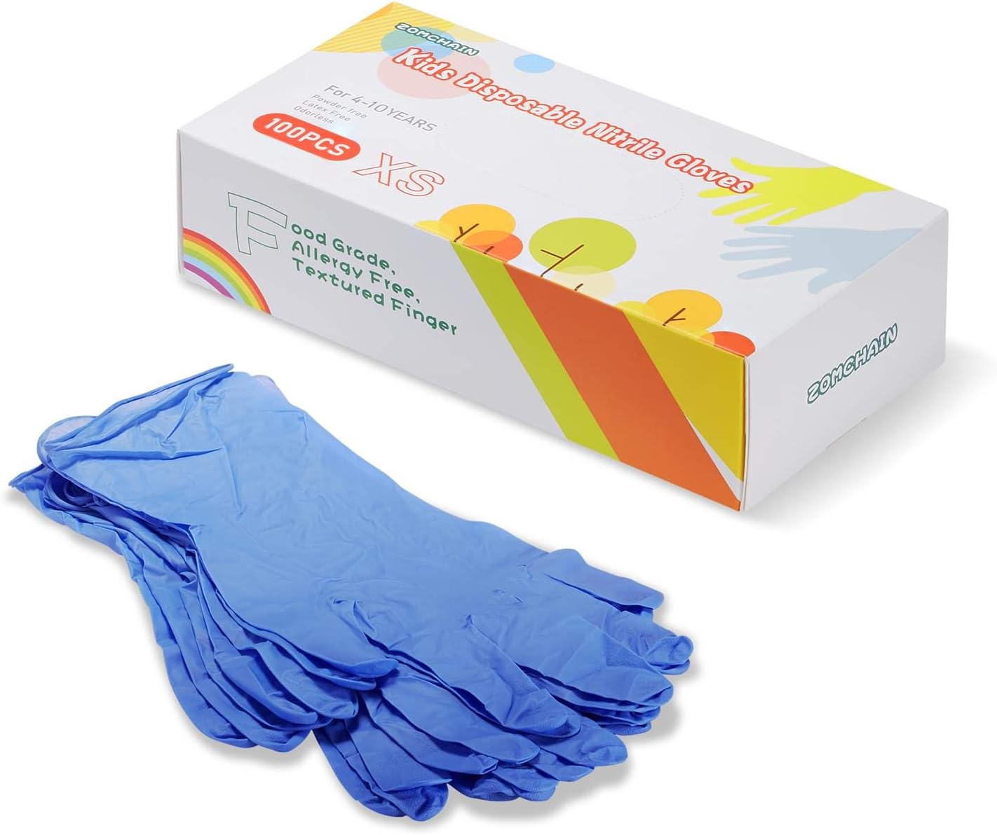 Child-sized Disposable Gloves - Latex & Powder-Free for Festivals & Crafts