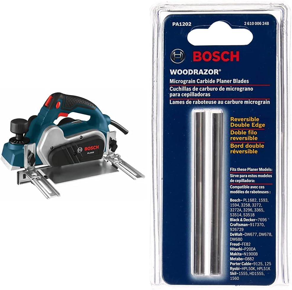 Bosch PL1632 6.5 Amp Planer with Tungsten Carbide Blades