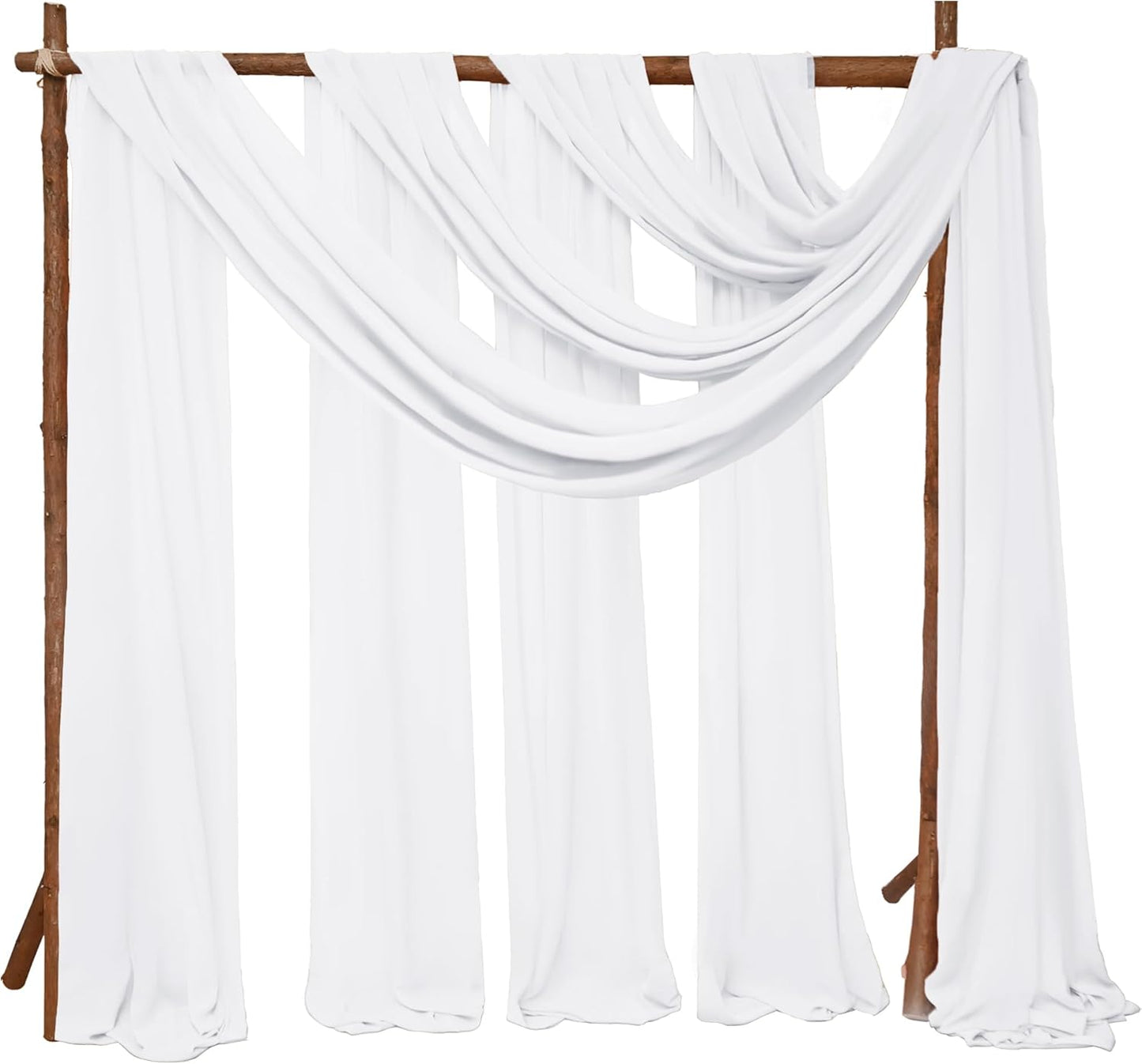 4 Panels Wedding Arch Draping Fabric for Elegant Ceremonies