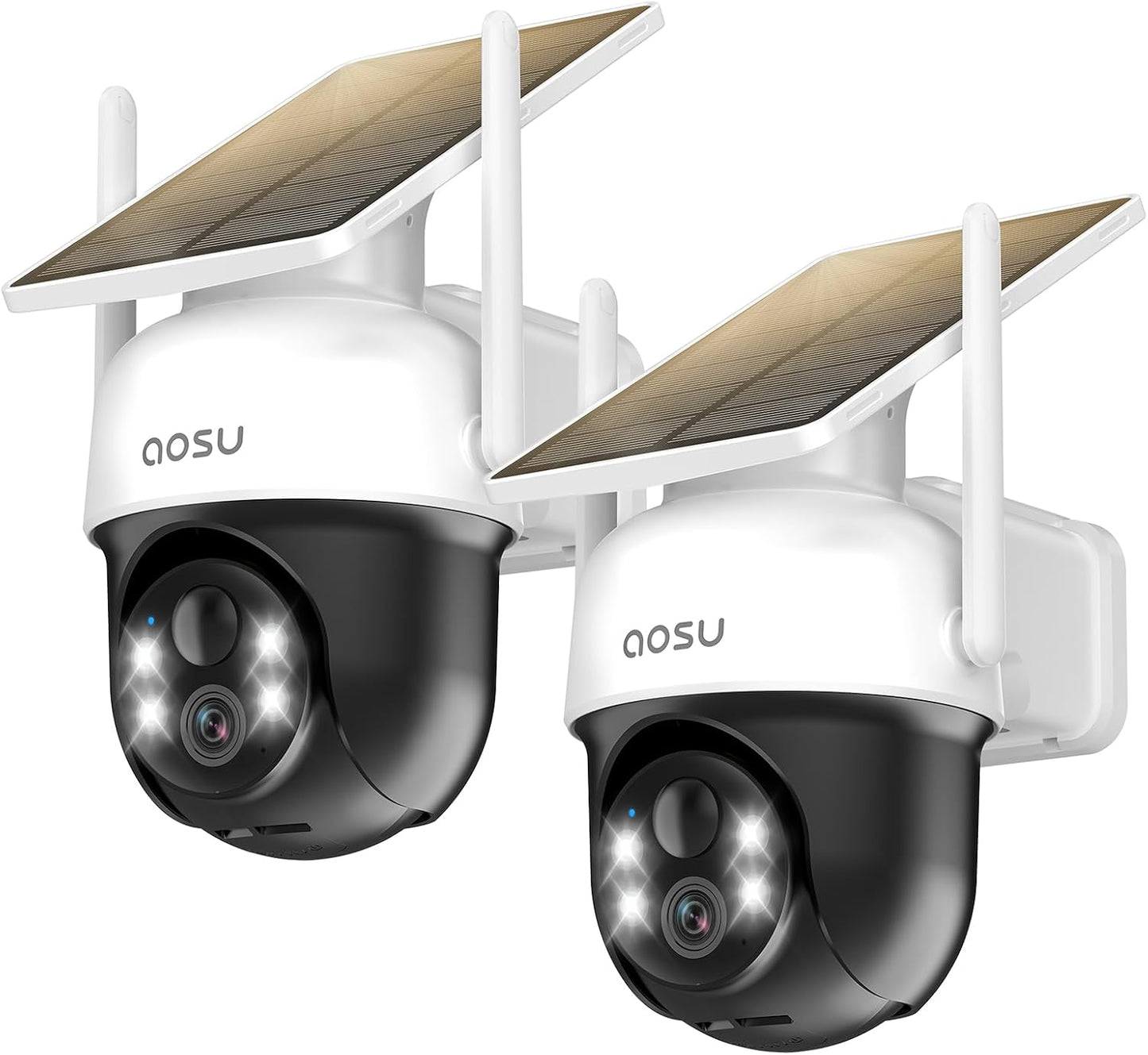 AOSU Solar Wireless Camera: 360 View, Human Tracking
