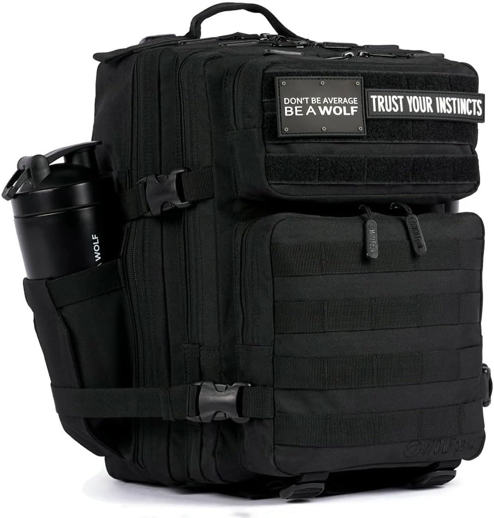 WOLFpak 25L Athletic Gym Backpack - Durable Waterproof Daypack