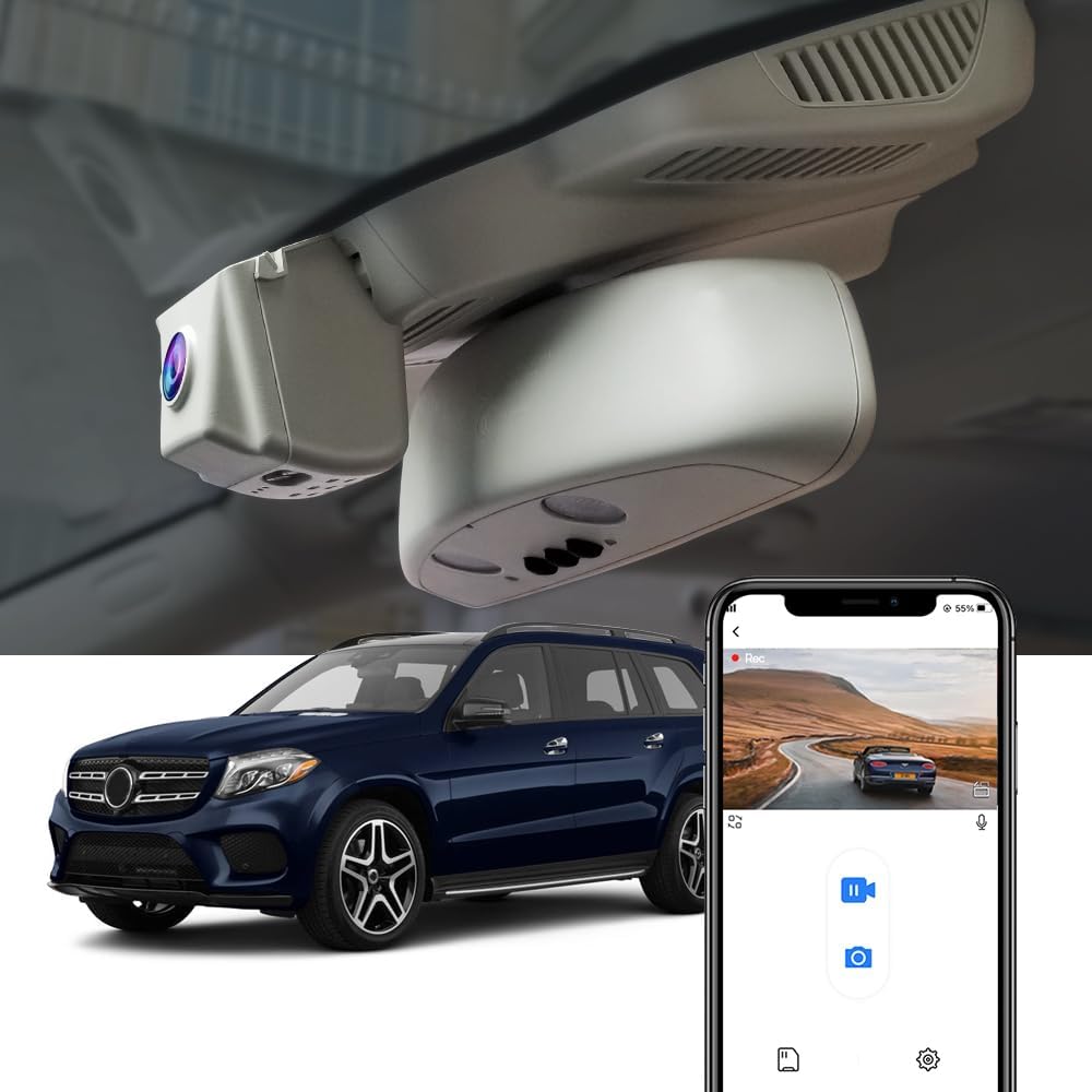 Fitcamx 4K Dash Cam for Mercedes-Benz GLE GLS 2016-2019