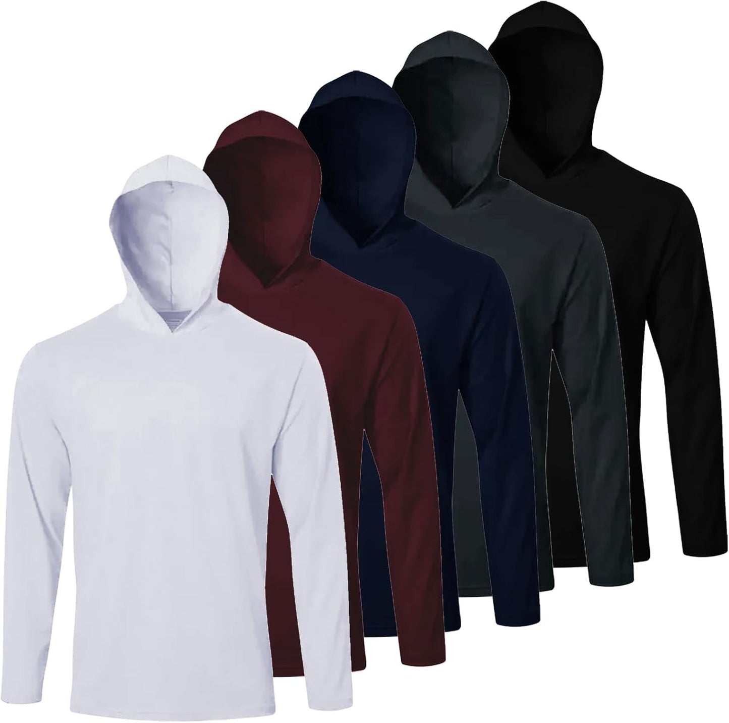 LeeHanTon Men UPF 50+ Sun Protection Hoodie for Activewear