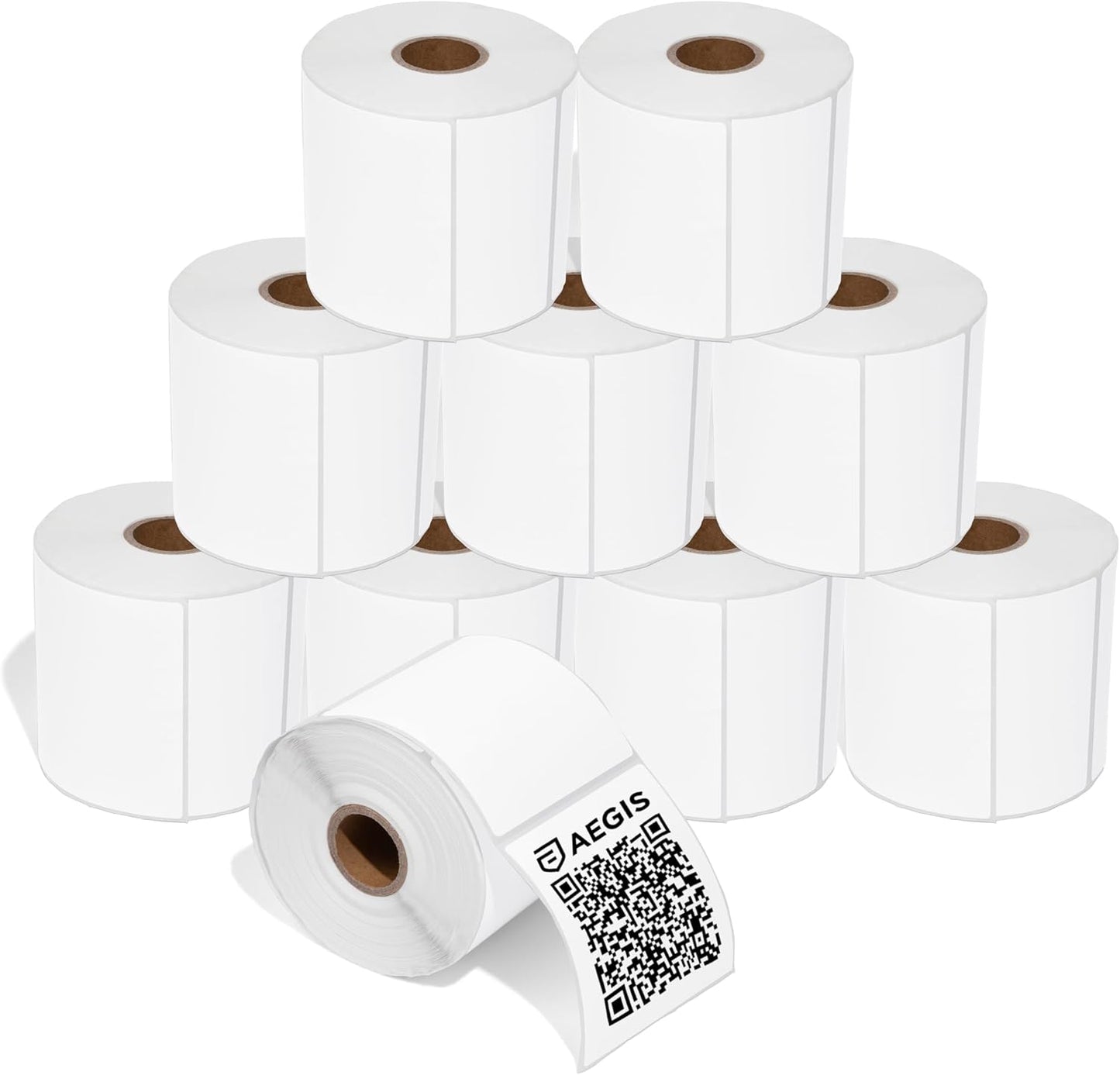 3 X 3 Square Direct Thermal Labels for Rollo and Zebra Printers