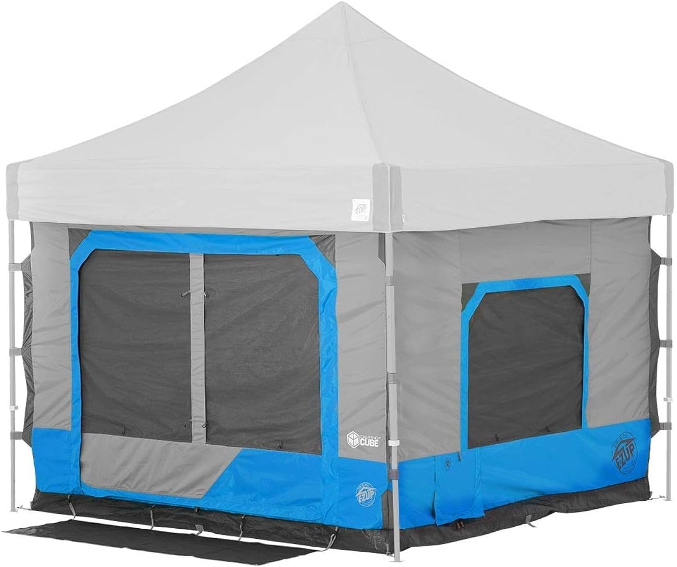 Transforms 10' Canopy into Camping Tent!