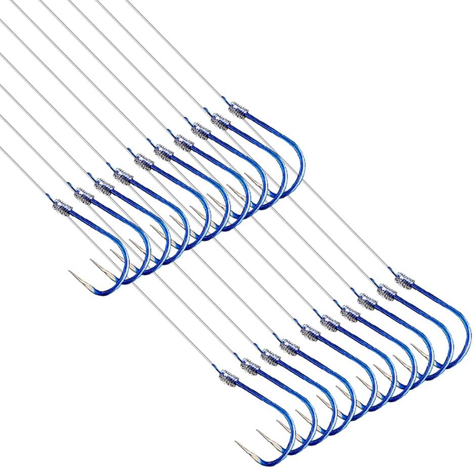 20 Pack Barbless Fishing Hooks: Super Quick Penetration!